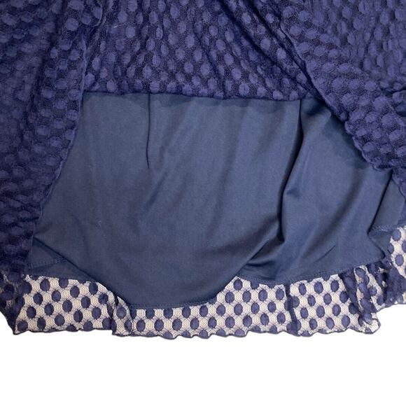 Asymmetrical Lace Top Womens 1x Boho Fairycore Romantic Cottagecore Whimsigoth - Picture 3 of 6